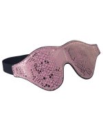 Spartacus Blindfold w/Leather – Pink Snakeskin Micro Fiber by Spartacus product image