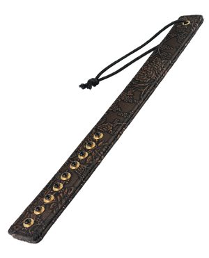 Spartacus Paddle w/Gems – Brown Floral Print by Spartacus product image