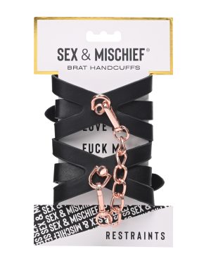 Sex & Mischief Brat Handcuffs by Brat product image