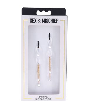 Sex & Mischief Pearl Nipple Ties by Sex & Mischief product image
