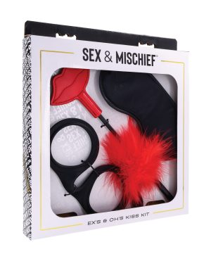 Sex & Mischief Ex’s & Oh’s Kiss Kit – Red/Black by Sex & Mischief product image