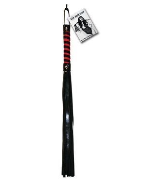 Sex & Mischief Stripe Flogger – Black/Red by Sex & Mischief product image