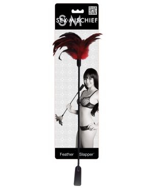 Sex & Mischief Feather Slapper – Red/Black Feathers by Sex & Mischief product image