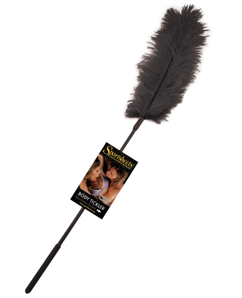 Sportsheets Body Tickler Ostrich Feather – Black by Sportsheets product image