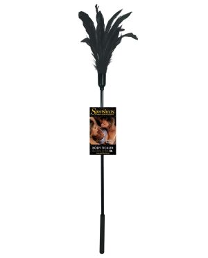 Sportsheets Body Tickler Starburst Feather – Black by Sportsheets product image