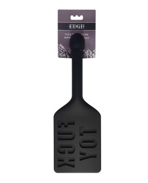 Edge FUCK TOY Silicone Paddle – Black by Edge product image
