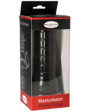 MALESATION Horny Pussy Masturbator Black Case – Ivory by Malesation product image