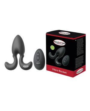 Malesation Vibro Rocket Anal Plug – Black by Malesation product image