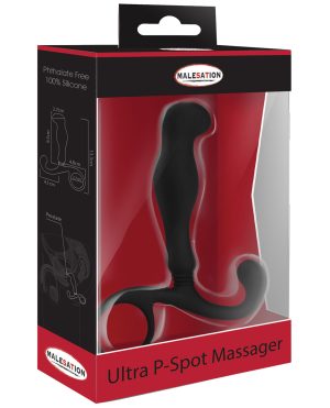 MALESATION Ultra P Spot Massager – Black by Malesation product image