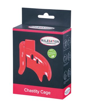 MALESATION Chastity Cage – Red by Malesation product image