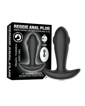 Reggie Tapping Anal Plug – Black by Secwell product image