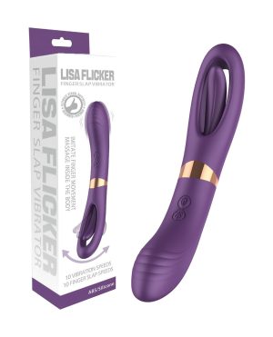 Lisa Flicking G-Spot Vibrator – Purple by Secwell product image