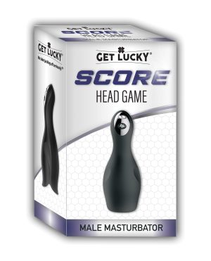Get Lucky Score Head Game Masturbator – Black by Get Lucky product image