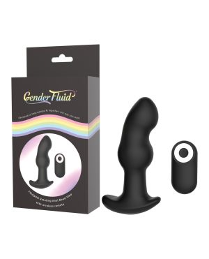 Gender Fluid Frission Anal Vibe w/Remote – Black by Gender Fluid product image