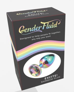 Gender Fluid Excite! Plug – Rainbow by Gender Fluid product image