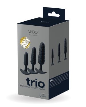VeDO Trio Anal Plug Set – Black by VeDO product image