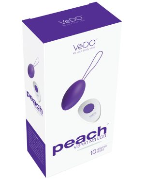 VeDO Peach Rechargeable Egg Vibe – Into You Indigo by VeDO product image