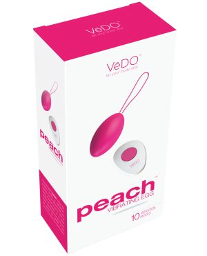 VeDO Peach Rechargeable Egg Vibe – Foxy Pink by VeDO product image