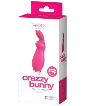 VeDO Crazzy Bunny Rechargeable Bullet – Pretty in Pink by VeDO product image