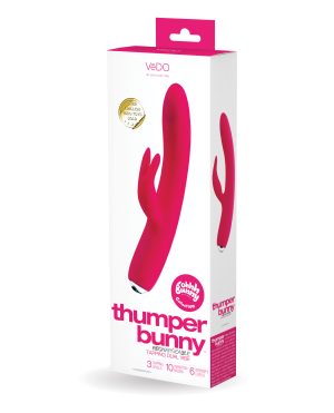 VeDO Thumper Bunny Rechargeable Dual Vibe – Pretty in Pink by VeDO product image
