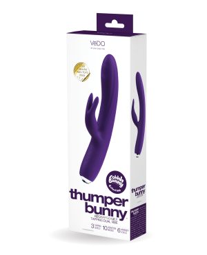 VeDO Thumper Bunny Rechargeable Dual Vibe – Deep Purple by VeDO product image