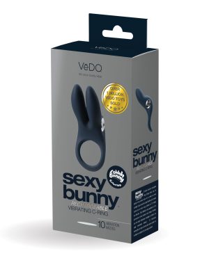 VeDO Sexy Bunny Rechargeable Ring – Just Black by VeDO product image