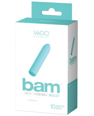 VeDO Bam Rechargeable Bullet – Tease Me Turquoise by VeDO product image