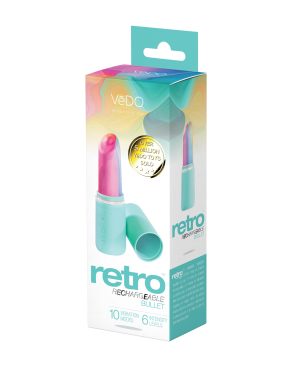 VeDO Retro Rechargeable Bullet Lip Stick Vibe – Turquoise by VeDO product image
