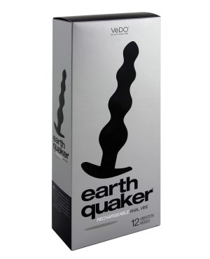VeDO Earth Quaker Anal Vibe – Just Black by VeDO product image