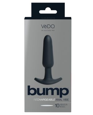 VeDO Bump Rechargeable Anal Vibe – Just Black by VeDO product image