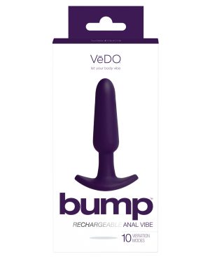 VeDO Bump Rechargeable Anal Vibe – Deep Purple by VeDO product image