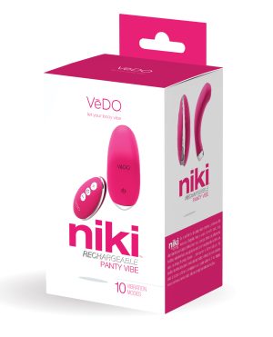 VeDO Niki Rechargeable Panty Vibe – Foxy Pink by VeDO product image
