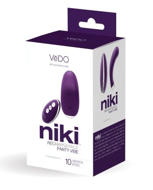 VeDO Niki Rechargeable Panty Vibe – Deep Purple by VeDO product image