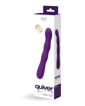 VeDO Quiver Plus Rechargeable Vibe – Deep Purple by VeDO product image