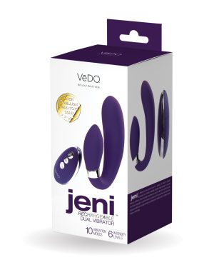 VeDO Jeni Dual Motor Vibe w/Remote – Purple by VeDO product image