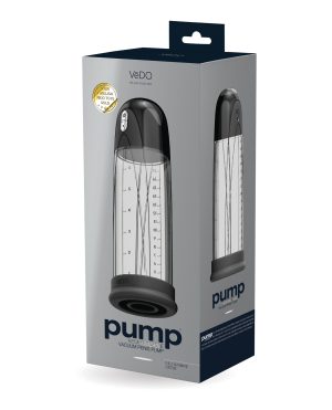 VeDO Pump Rechargeable Vacuum Penis Pump – Just Black by VeDO product image