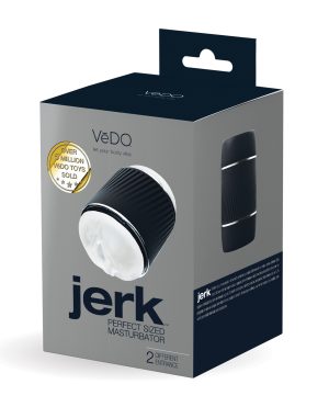 VeDO Jerk Masturbation Sleeve – Black/Clear by VeDO product image