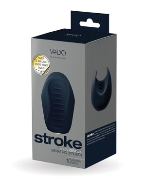 VeDO Stroke Rechargeable Vibrating Stroker – Black by VeDO product image