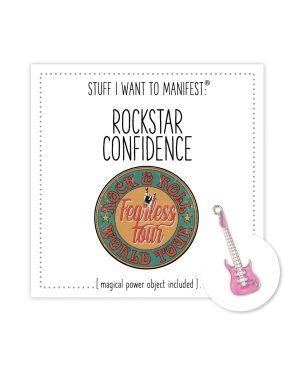 Warm Human Rockstar Confidence Mini Card & Charm by Warm Human product image