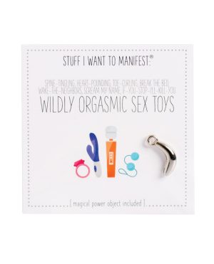 Warm Human Wildly Orgasmic Sex Toys Mini Card & Charm by Warm Human product image