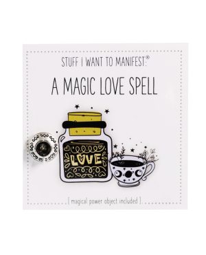 Warm Human A Good Magic Love Spell Mini Card & Charm by Warm Human product image