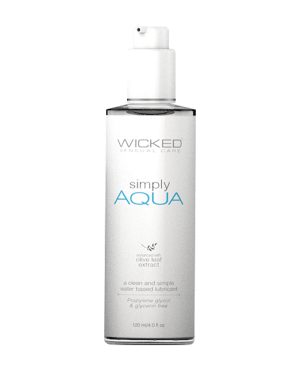 Wicked Sensual Care Simply Aqua Waterbased Lubricant – 4 oz by Wicked Sensual Care product image