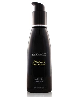 Wicked Sensual Care Hypoallergenic Aqua Sensitive Waterbased Lubricant – 4 oz Unscented by Wicked Sensual Care product image