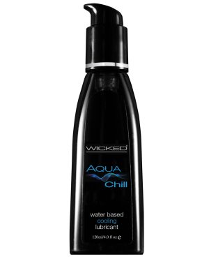 Wicked Sensual Care Aqua Chill Water Based Cooling Lubricant – 4 oz by Wicked Sensual Care product image