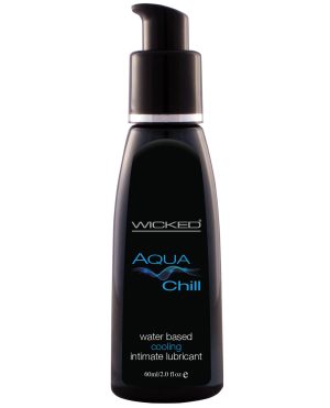 Wicked Sensual Care Aqua Chill Water Based Cooling Lubricant – 2 oz by Wicked Sensual Care product image