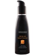 Wicked Sensual Care Aqua Waterbased Lubricant – 4 oz Salted Caramel by Wicked Sensual Care product image