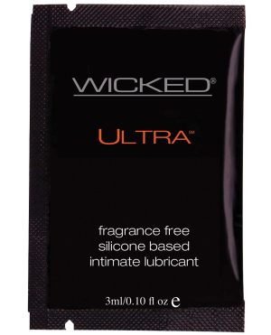 Wicked Sensual Care Ultra Silicone Based Lubricant – .1 oz Fragrance Free by Wicked Sensual Care product image