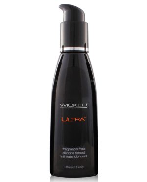 Wicked Sensual Care Ultra Silicone Based Lubricant – 4 oz Fragrance Free by Wicked Sensual Care product image