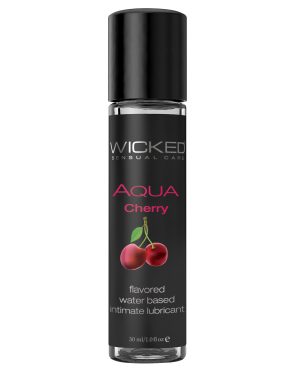 Wicked Sensual Care Aqua Water Based Lubricant – 1 oz Cherry by Wicked Sensual Care product image