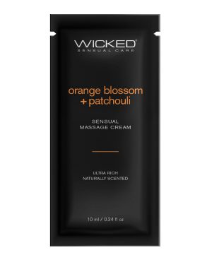 Wicked Sensual Care Orange Blossom & Patchouli Massage Cream – .34 oz by Wicked Sensual Care product image